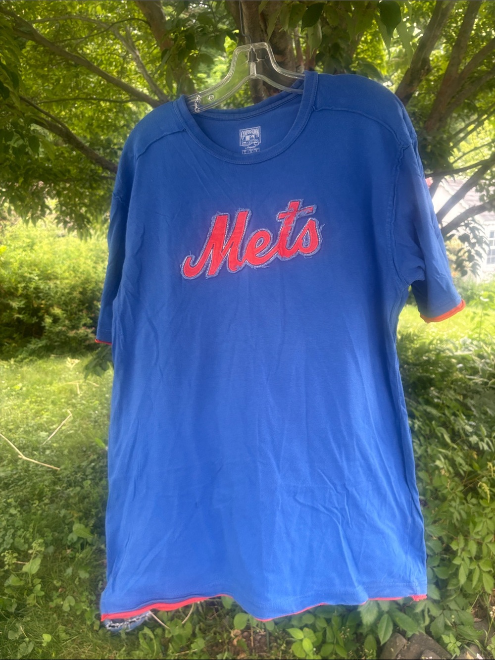 Majestic Blue Mets Short Sleeve Tee M